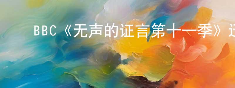 陈凯乐的动漫综艺大全,BBC《无声的证言第十一季》迅雷下载/在线观看/百度云-犯罪/历史载-美剧天堂